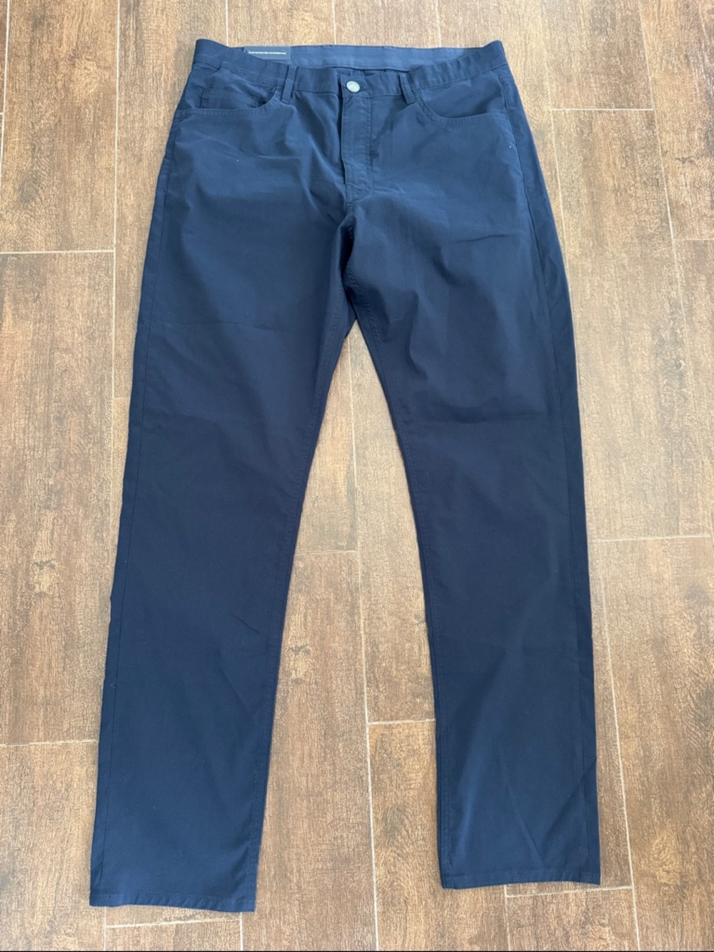 Faherty Navy Movement Pant